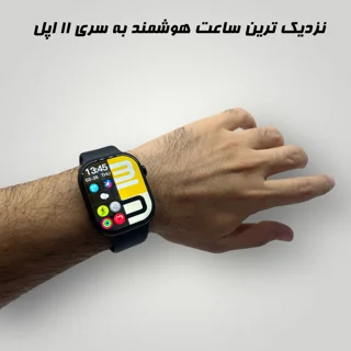 ساعت هوشمند 49 میلیمتری میکروویر مدل Watch11X با بند سیلیکونی 101509431