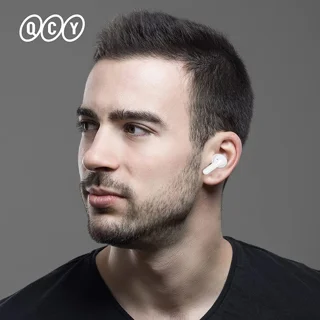 هدفون بلوتوثی کیو سی وای مدل T13 TWS با نویز کنسلینگ میکروفون (ENC)، درگاه شارژ USB Type-C 101508011