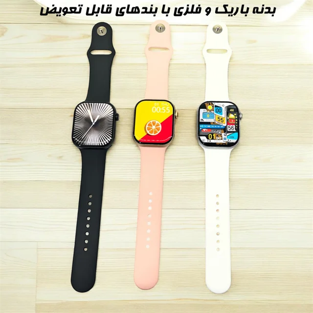 ساعت هوشمند 49 میلیمتری میکروویر مدل Watch11X با بند سیلیکونی 101509428