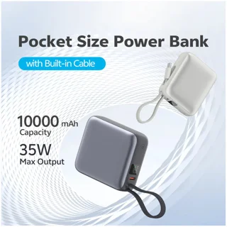 پاوربانک 35 وات کیو سی وای مدل PB10C ظرفیت 10000 میلی‌آمپر ساعت 101508059