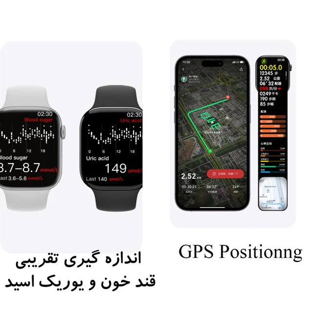 ساعت هوشمند 49 میلیمتری میکروویر مدل Watch11X با بند سیلیکونی 101509421