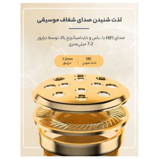 هدفون بلوتوثی کیو سی وای مدل T13 TWS با نویز کنسلینگ میکروفون (ENC)، درگاه شارژ USB Type-C 101508005