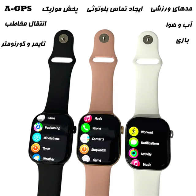 ساعت هوشمند 49 میلیمتری میکروویر مدل Watch11X با بند سیلیکونی 101509436