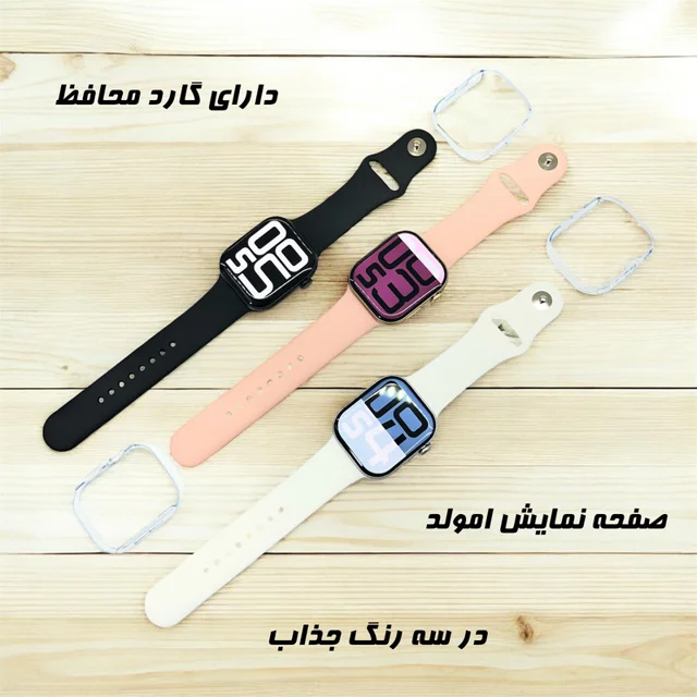 ساعت هوشمند 49 میلیمتری میکروویر مدل Watch11X با بند سیلیکونی 101509426