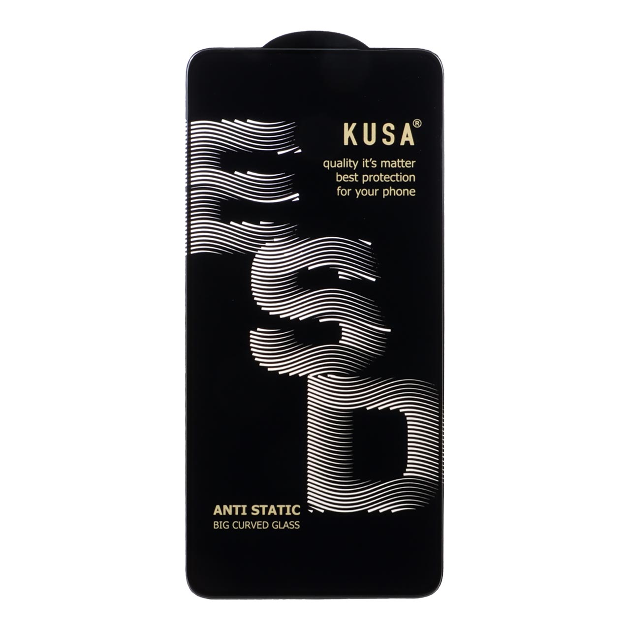 محافظ صفحه نمایش شیشه ای Full Cover Kusa Anti Static ESD مدل Xiaomi Redmi Note ۱۴ ۴G